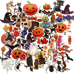 image:imageOutus 321 Pcs Halloween Stickers Vintage Pumpkin Witch Cat for Party Favors