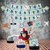 image:imageOutus 16 Pcs Travel Themed Party Decorations Let The Adventure Begin Banner