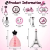 image:imageOutus Paris Birthday Decorations Eiffel Tower Banner Honeycomb Centerpiece
