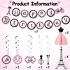 image:imageOutus Paris Birthday Decorations Eiffel Tower Banner Honeycomb Centerpiece