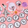 image:imageOutus Paris Birthday Decorations Eiffel Tower Banner Honeycomb Centerpiece