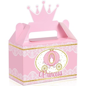 image:imageOutus 12 Pieces Little Princess Party Box Crown Treat Box