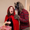 image:imageOutus 10 Pcs Wolf Halloween Costume Set Red Velvet Hooded Outfit