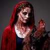image:imageOutus 10 Pcs Wolf Halloween Costume Set Red Velvet Hooded Outfit