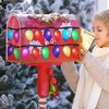 image:imageOutus 40 Pcs Reflective Christmas Light Bulb Car Magnets 28 x 14 inDark Color