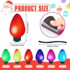 image:imageOutus 40 Pcs Reflective Christmas Light Bulb Car Magnets 28 x 14 inDark Color