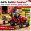 image:imageTractor Step Compatible with Massey Ferguson GC17xx Black SerratedRed