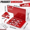 image:imageTractor Step Compatible with Massey Ferguson GC17xx Black SerratedRed