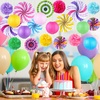 image:imageOutus 21 Pcs Carnival Party Decorations Circus Hanging Paper Lanterns FansFresh