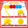 image:imageOutus 21 Pcs Carnival Party Decorations Circus Hanging Paper Lanterns FansMulticolor