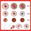 image:imageOutus 21 Pcs Carnival Party Decorations Circus Hanging Paper Lanterns FansMulticolor