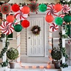 image:imageOutus 21 Pcs Carnival Party Decorations Circus Hanging Paper Lanterns FansRed and Green