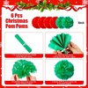 image:imageOutus 21 Pcs Carnival Party Decorations Circus Hanging Paper Lanterns FansRed and Green