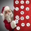 image:imageOutus 800 Pcs Christmas Snowman Stickers Roll 15 Winter Seal Stickers