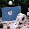 image:imageOutus 800 Pcs Christmas Snowman Stickers Roll 15 Winter Seal Stickers