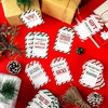 image:imageOutus 100 Pcs Christmas Gift Tag with String Funny Xmas Gift Tag from Santa