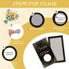 image:imageOutus 100 Pcs Personalized Blank ScratchOff CardsBlack