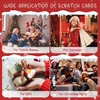 image:imageOutus 100 Pcs Personalized Blank ScratchOff CardsChristmas