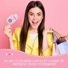 image:imageOutus 100 Pcs Personalized Blank ScratchOff CardsPink