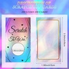 image:imageOutus 100 Pcs Personalized Blank ScratchOff CardsPurple