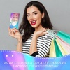 image:imageOutus 100 Pcs Personalized Blank ScratchOff CardsPurple