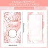 image:imageOutus 100 Pcs Personalized Blank ScratchOff CardsRose gold
