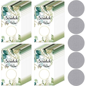 image:imageOutus 100 Pcs Personalized Blank ScratchOff CardsEucalyptus Leaf