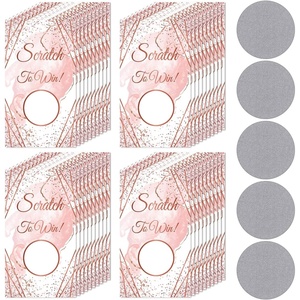 image:imageOutus 100 Pcs Personalized Blank ScratchOff CardsRose gold