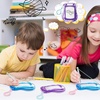 image:image24 Pack Mini Magnetic Drawing Boards for Kids Erasable Doodle and Writing Pad Backpack Keychain Clip Drawing Board for Birthday Party Favors Goodie Bag Stuffers
