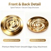 image:image3 PCS GoldTone Spiral Brooch Pins Halloween Princess Dress up Props