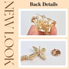 image:image3 Pack Rhinestone Brooch Lapel Pin Chain Set for Women Men