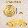 image:image3Pcs Greek Goddess Costume Brooch for Women GoldTone Spiral Brooch Pins Halloween Princess Dress up Accessories Gold Metal Brooches for Greek Roman Costumes Party