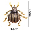 image:image412 PCS 4 Pattern Insects Brooches Lapel Pins Crystal Insect Themed Insect Brooches for WomenModern