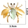 image:image412 PCS 4 Pattern Insects Brooches Lapel Pins Crystal Insect Themed Insect Brooches for WomenModern