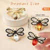 image:image4Pcs Rhinestone Bee Brooch Pins Vintage Honey Bee Brooches for Women