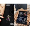 image:image4Pcs Rhinestone Insect Brooch Set for WomenColor A
