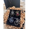 image:image4Pcs Rhinestone Insect Brooch Set for WomenColor A