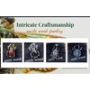 image:image4Pcs Rhinestone Insect Brooch Set for WomenColor A