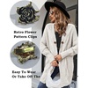 image:image6 Pcs Antique Sweater Shawl Clip Chain Renaissance Style Rose Bowknot Brooch Flowers Wings Heart Cardigan Pin Gold sliver For Woman MenA6PcsHeart