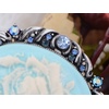 image:imageAlilang Vintage Inspired Antique Reproduct Rose Pink Crystal Flower Cameo Pin BroochBlue