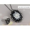 image:imageAlilang Vintage Inspired Antique Reproduct Rose Pink Crystal Flower Cameo Pin BroochGrey