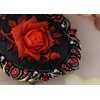 image:imageAlilang Vintage Inspired Antique Reproduct Rose Pink Crystal Flower Cameo Pin BroochRed