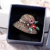 image:imageComelyjewel Rhinestone Brooch Pins for Women Hat Jewelry Brooch Pins Durable and UsefulRetro Silver