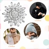 image:imageCrystal Flower Rhinestone Brooches for Women Corsage Brooch Pin Silver Brooch Pins for Women Rhinestone Appliques for Dresses Wedding Bridal Scarf Hat Bag