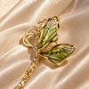 image:imageCrystal Green Butterfly Brooch Pin For Women Vest Blazer Suit Jacket Jeweled Butterfly Green Glass Wings Lapel Brooch Elegant Feminine Suit Pin For Her Women Girls Backpack Hat Decoration Sparkling Insect Jewelry Accessories Fashion Gift For Girl Women