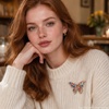 image:imageCrystal Rhinestone Butterfly BroochElegant Butterfly Lapel Pinscolorful