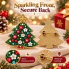 image:imageDIY Christmas Diamond Brooch Kit with 6 Designs Christmas Pins AA