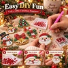 image:imageDIY Christmas Diamond Brooch Kit with 6 Designs Christmas Pins AC
