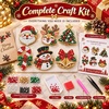 image:imageDIY Christmas Diamond Brooch Kit with 6 Designs Christmas Pins AD