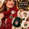 image:imageDIY Christmas Diamond Brooch Kit with 6 Designs Christmas Pins AF